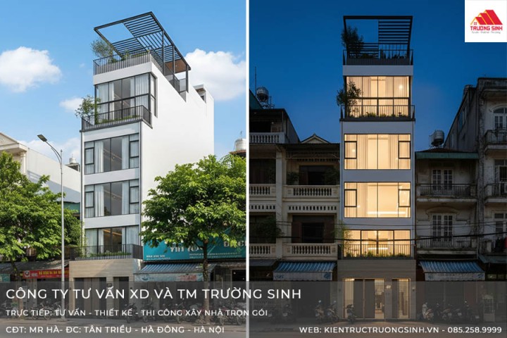 Mẫu thiết kế nhà anh Hà - Tân Triều Hà Đông
