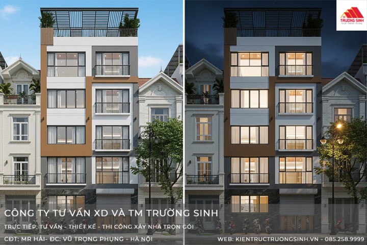 Mẫu thiết kế nhà anh Hải Vũ Trọng Phụng - Hà Nội