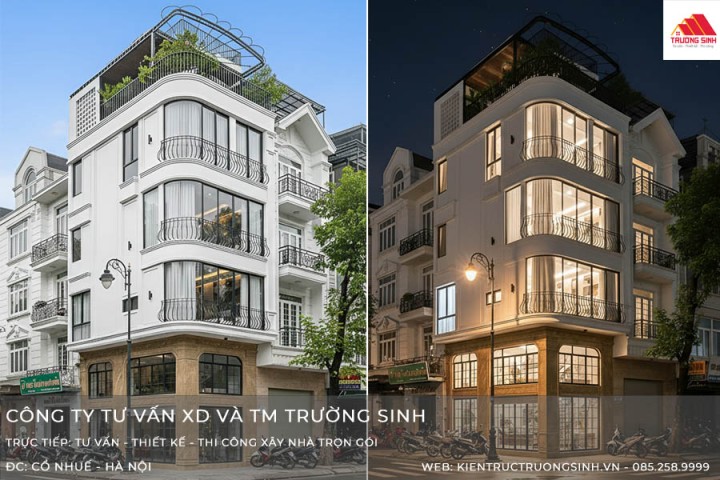Mẫu thiết kế nhà tại Cổ Nhuế - Hà Nội