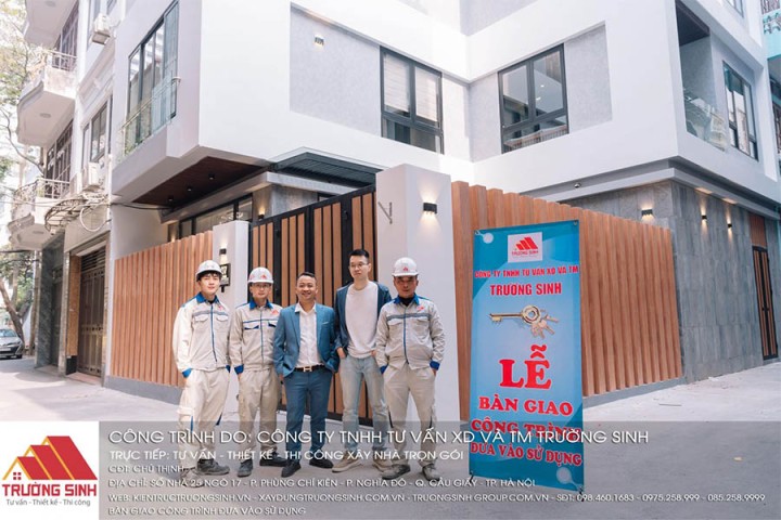 Dự án xây nhà trọn gói tại Phùng Chí Kiên - Cầu Giấy - Hà Nội