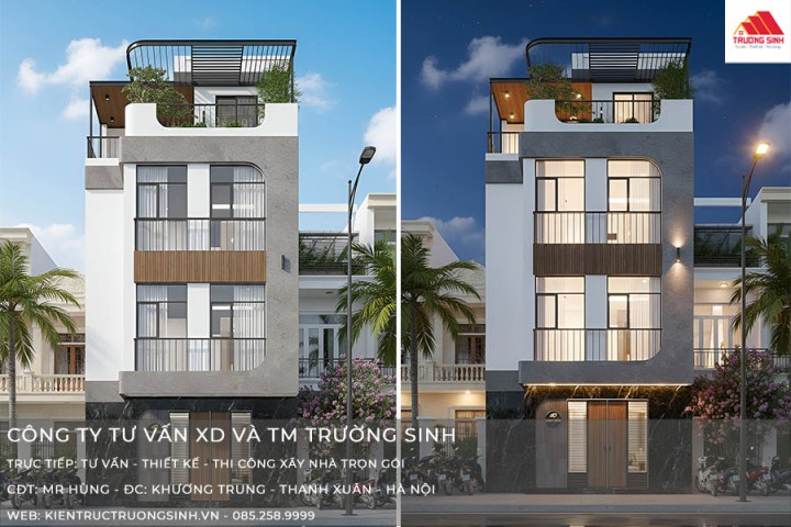 Mẫu thiết kế nhà anh Hùng Anh - Khương Trung Thanh Xuân Hà Nội