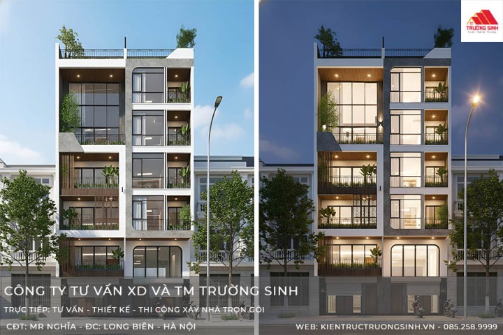 Mẫu thiết kế nhà Chú Nghĩa - Long Biên