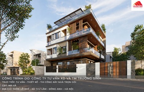Báo giá thiết kế nhà đẹp tại Hà Nội 2026 - Kiến trúc Trường Sinh