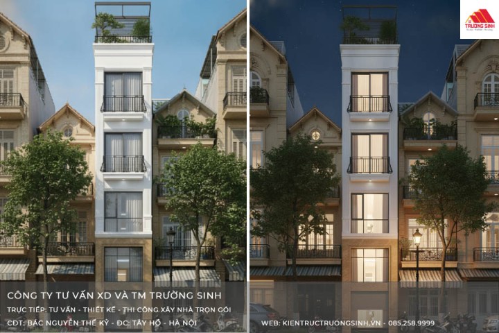 Mẫu Thiết kế nhà chị Thúy - Thịnh Quang - Đống Đa