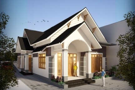 Thiết kế nhà cấp 4 mái thái đẹp [ Mẫu thiết kế HOT nhất năm 2025 ]