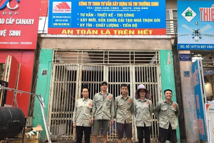 Hoàn thiện biệt thự xây thô trọn gói nhà anh Giáp quận Hà Đông, Hà Nội