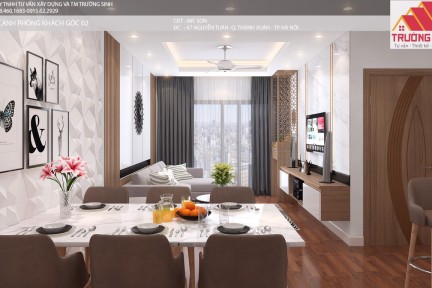Thiết kế hoàn thiện chung cư Five Sision 47 Nguyễn Tuân, Thanh Xuân, Hà Nội