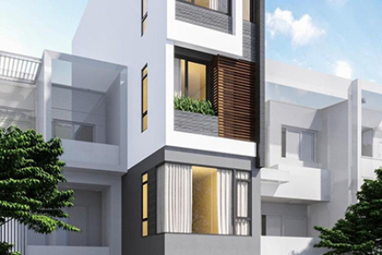Mẫu thiết kế nhà đẹp 4 tầng hiện đại - Nhà Anh Cường ở Đống Đa