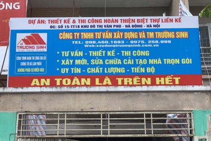 Xây dựng Trường Sinh - Xây nhà trọn gói uy tín số 1 tại Hà Nội