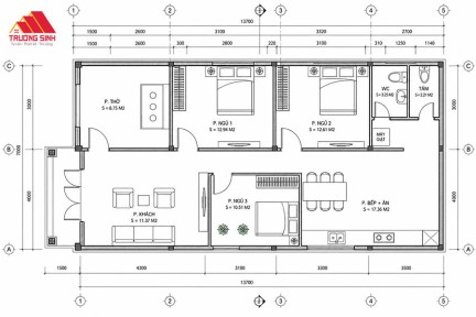 15+ Mẫu bản vẽ thiết kế nhà 1 tầng tiện nghi, tối ưu diện tích