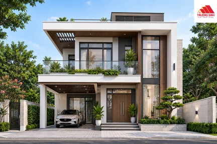 Top mẫu thiết kế nhà mặt tiền 8m sâu 10m đẹp, cuốn hút