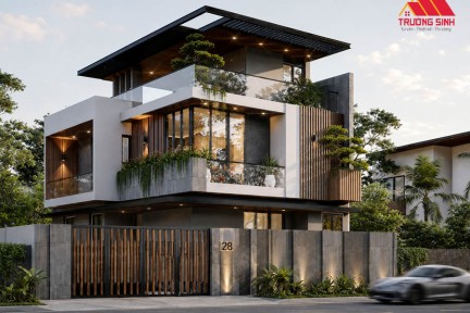 Top 10 mẫu thiết kế nhà ngang 8m dài 15m ấn tượng, thu hút