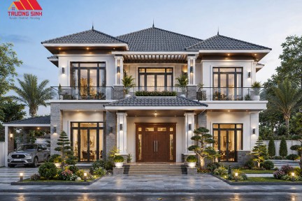 20+ Mẫu thiết kế nhà chữ U đẹp mắt, thu hút, ấn tượng