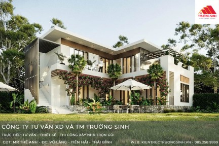 Top 10 mẫu thiết kế nhà sân vườn xanh đẹp, thư giãn