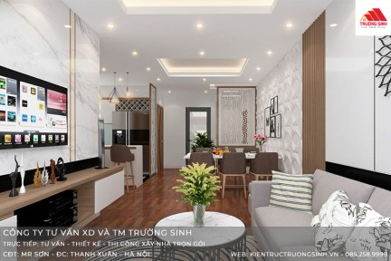 30+ Mẫu thiết kế phòng khách nhà ống đẹp, hiện đại và tối ưu diện tích