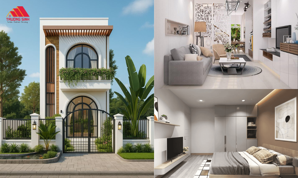 Thiết kế nhà 30m2 2 tầng