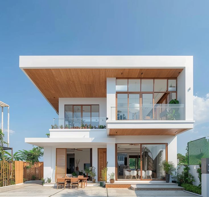 Thiết kế nhà 2 tầng 4 phòng ngủ