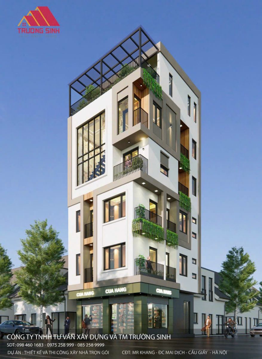 hình ảnh thiết kế nhà anh khang cầu giấy