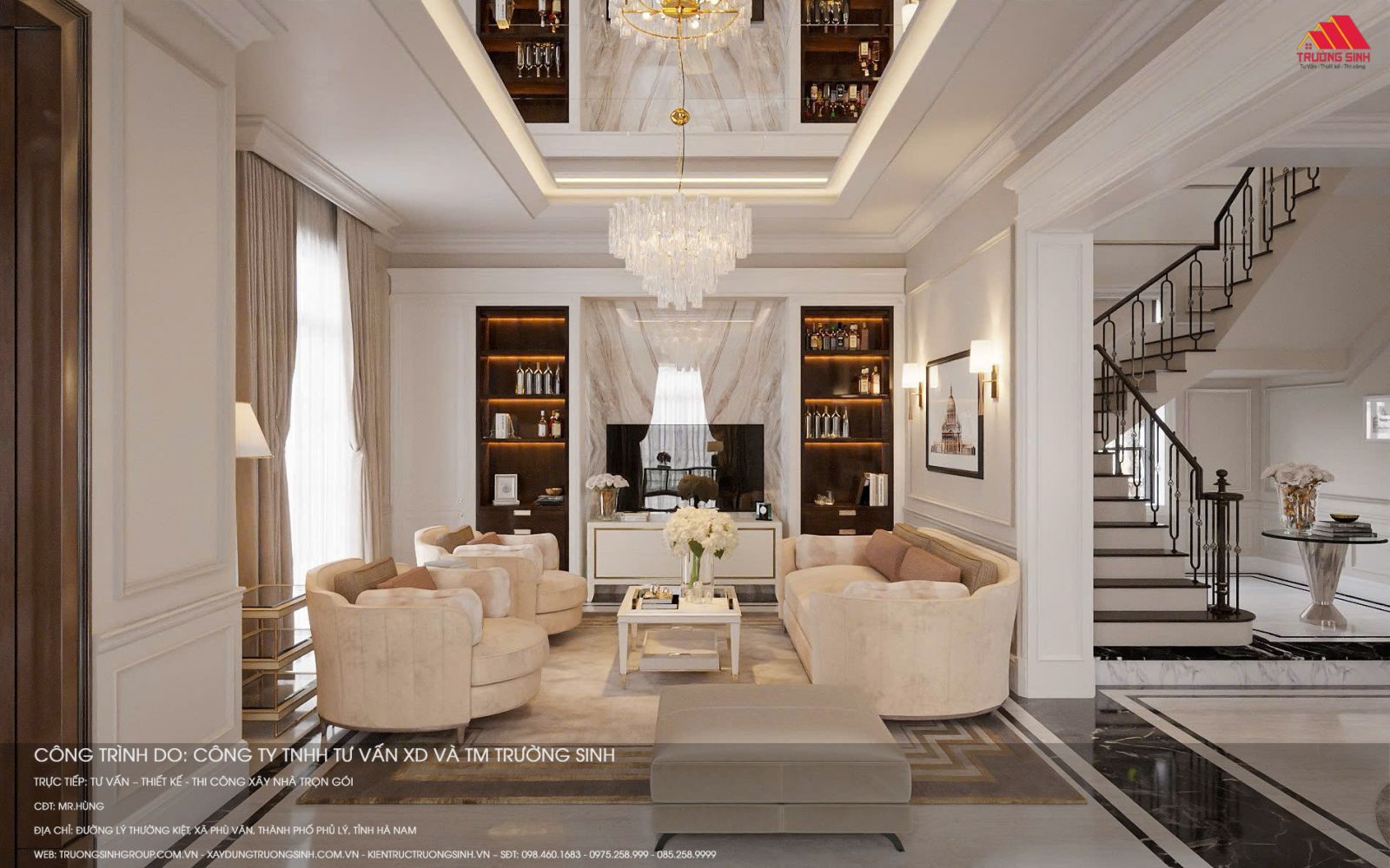 Phòng khách nơi thể hiện đẳng cấp nghệ thuật