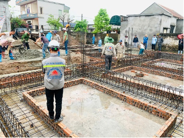 thi công phần móng