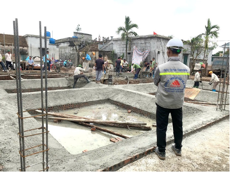 thi công phần móng