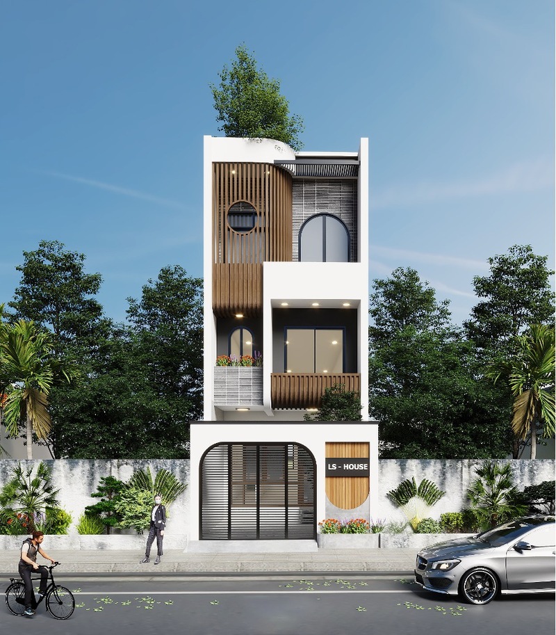 Thiết kế nhà 3 tầng hiện đại