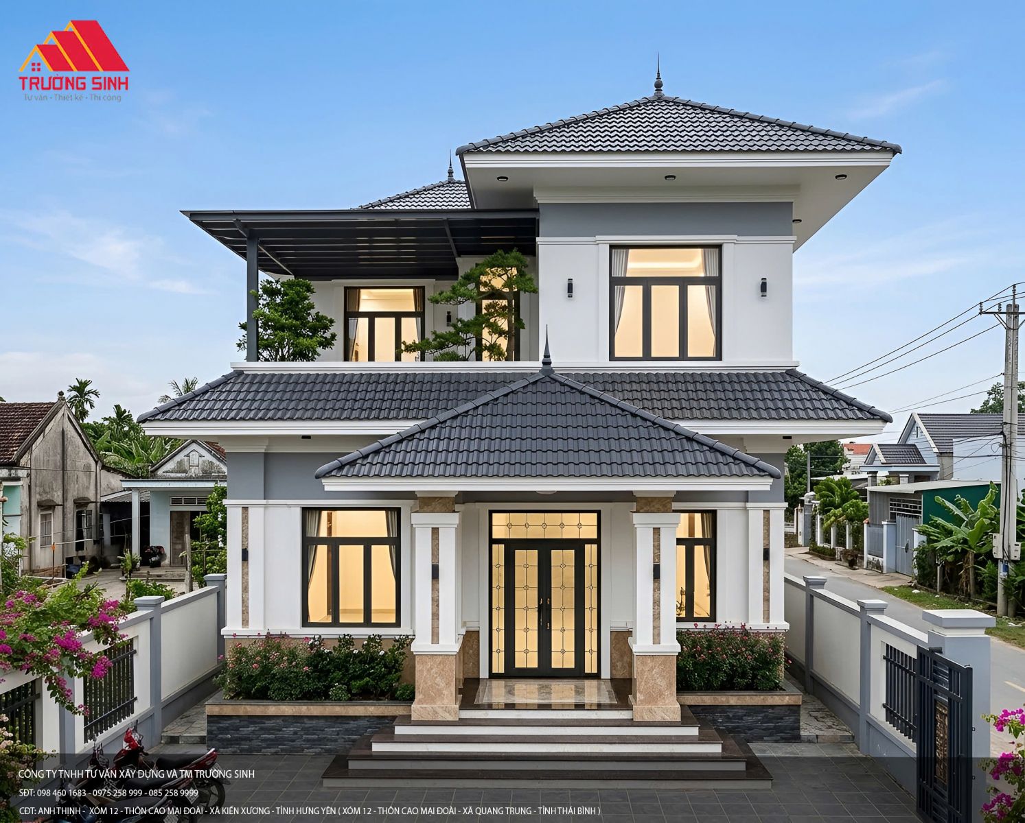 Mẫu biệt thự vườn mái Nhật