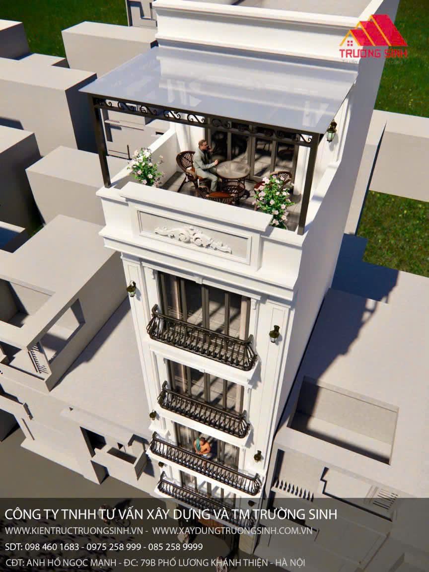 thiết kế 3D nhà anh mạnh