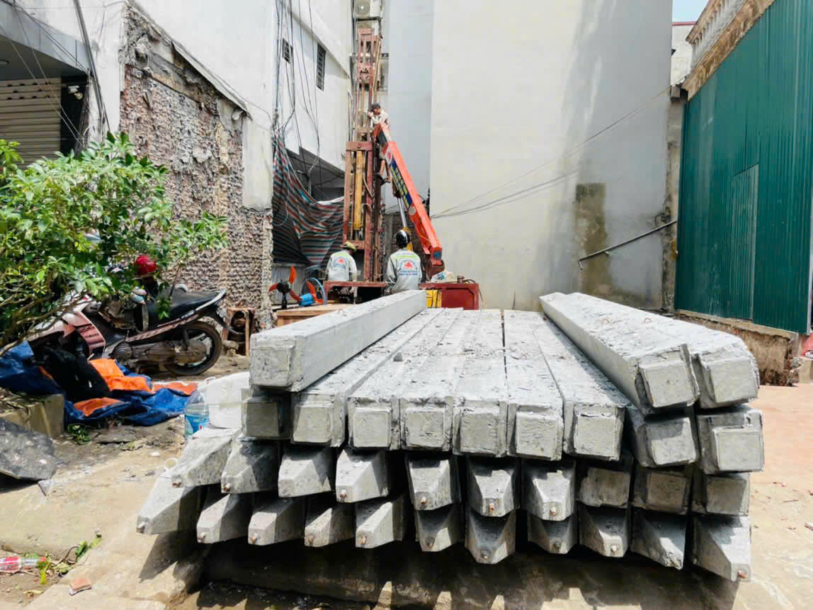 ép cọc bê tông