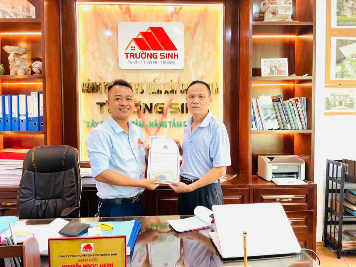 ký hợp đồng xây nhà