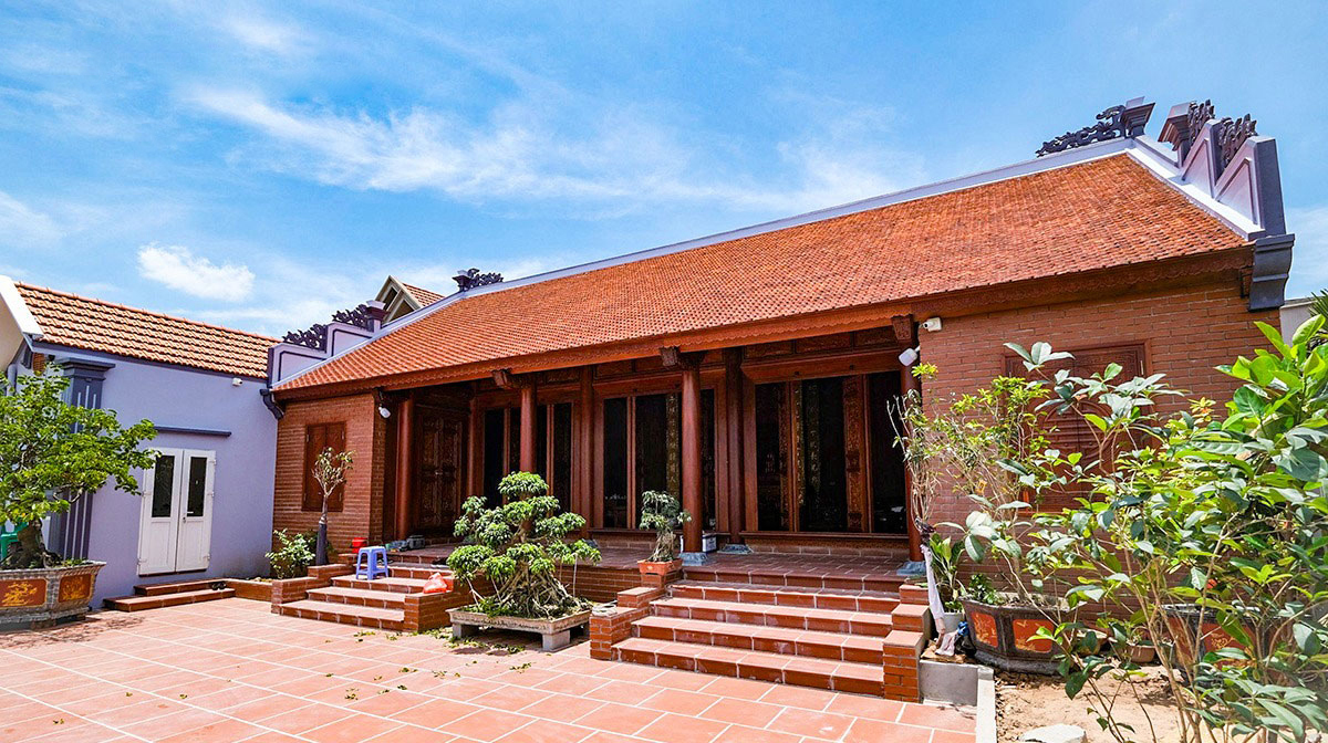 Mẫu thiết kế nhà gỗ 3 gian miền Tây