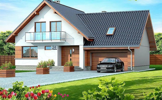 Mẫu thiết kế nhà gỗ 3 gian có tầng lửng 