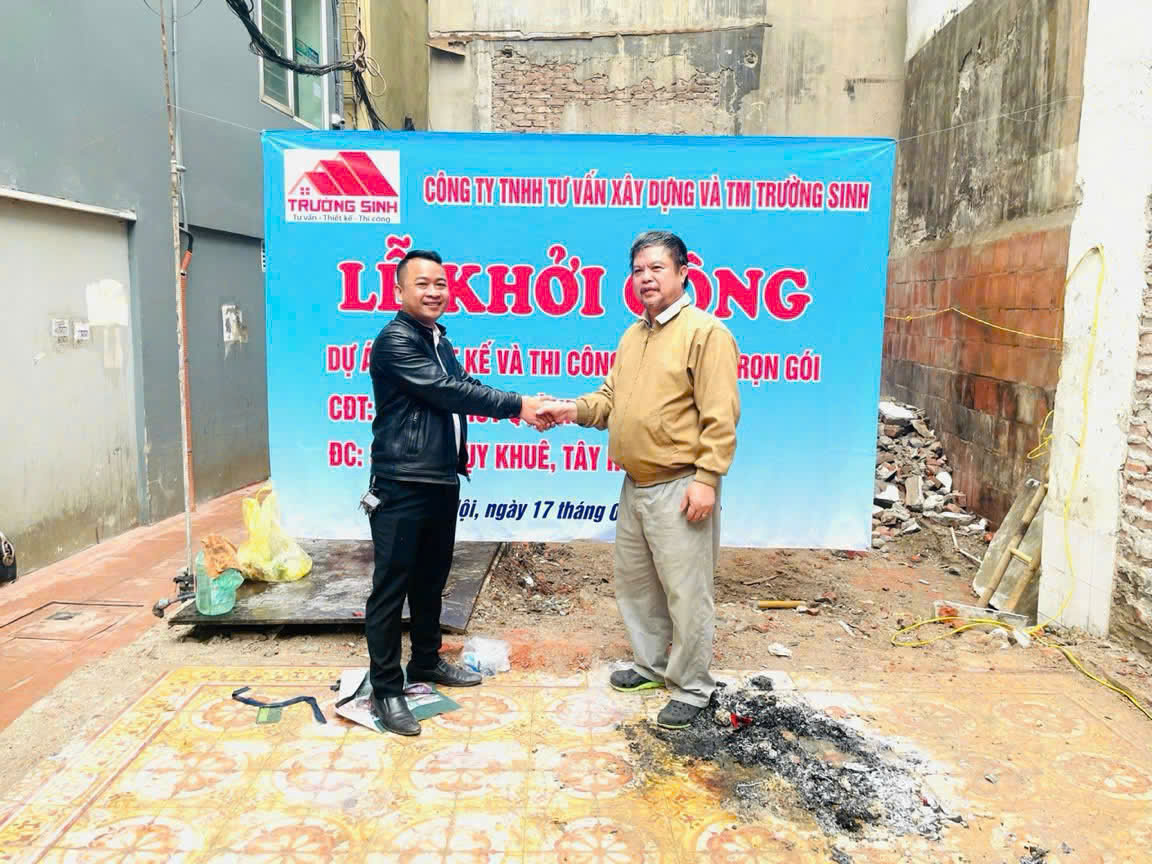 khởi  công  phá dỡ công trình