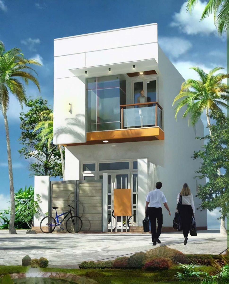 nhà 50m2 theo phong cách nhật bản tối giản