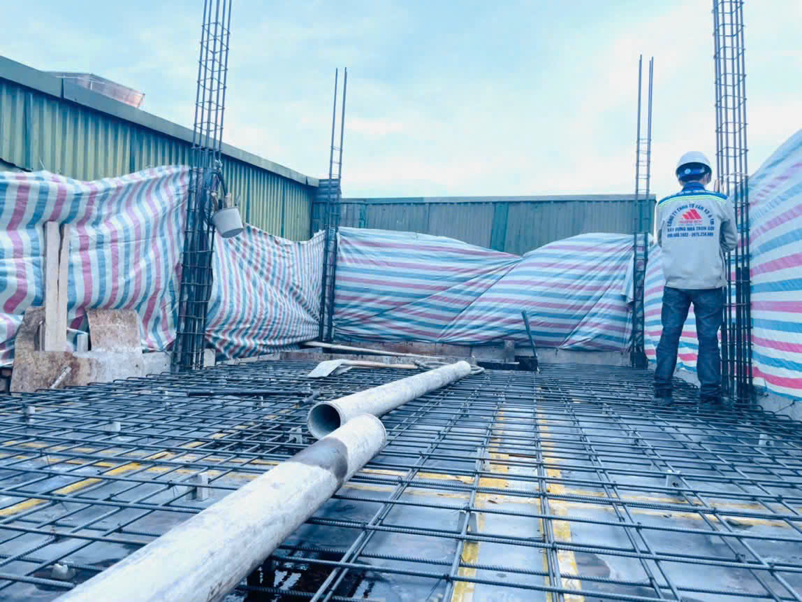 công tác chuẩn bj đổ bê tông sàn