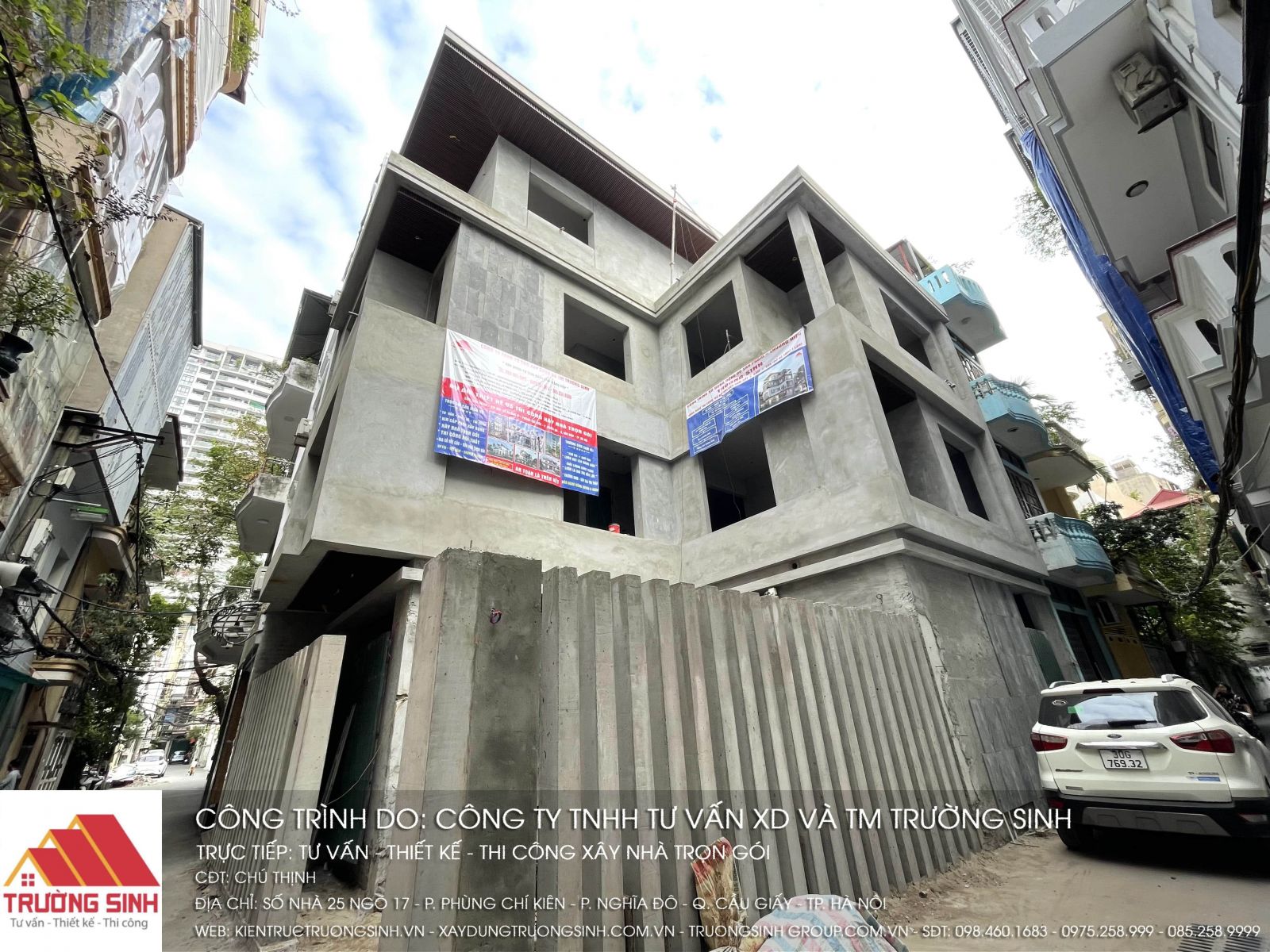 Xây nhà trọn gói phần thô