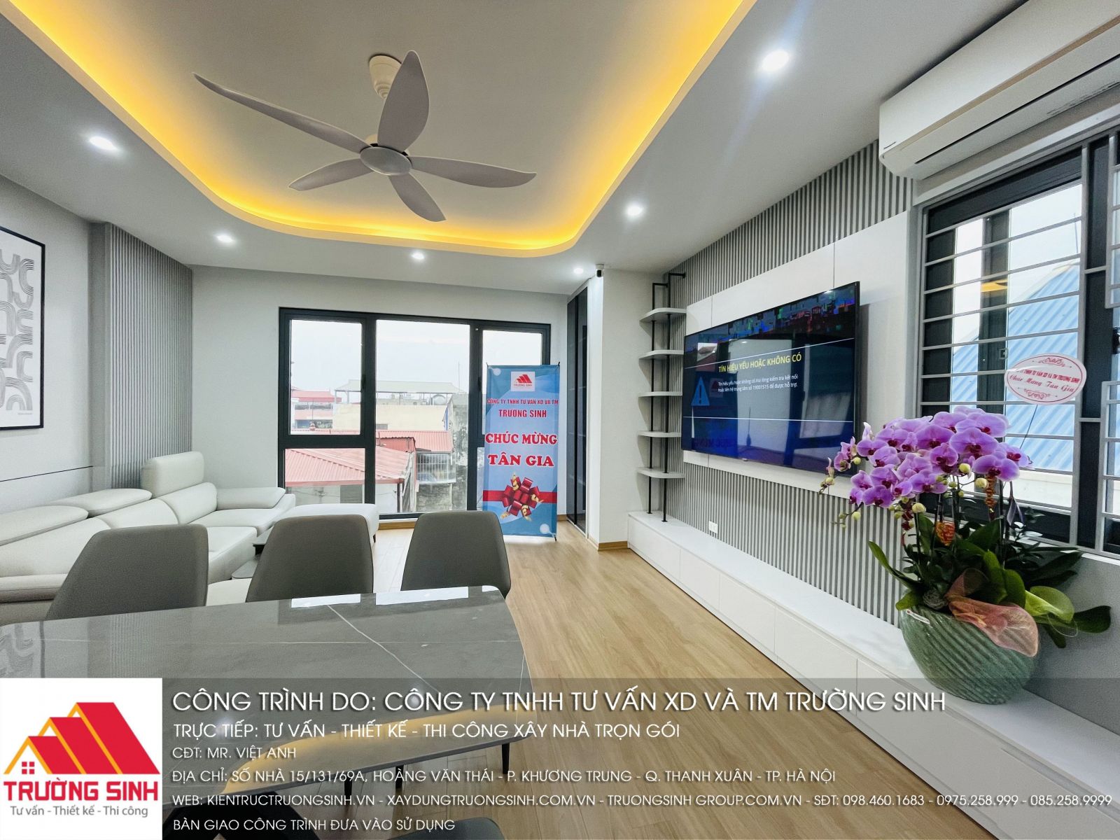 Phối màu nội thất bằng cách sử dụng màu tương phản để tạo chiều sâu