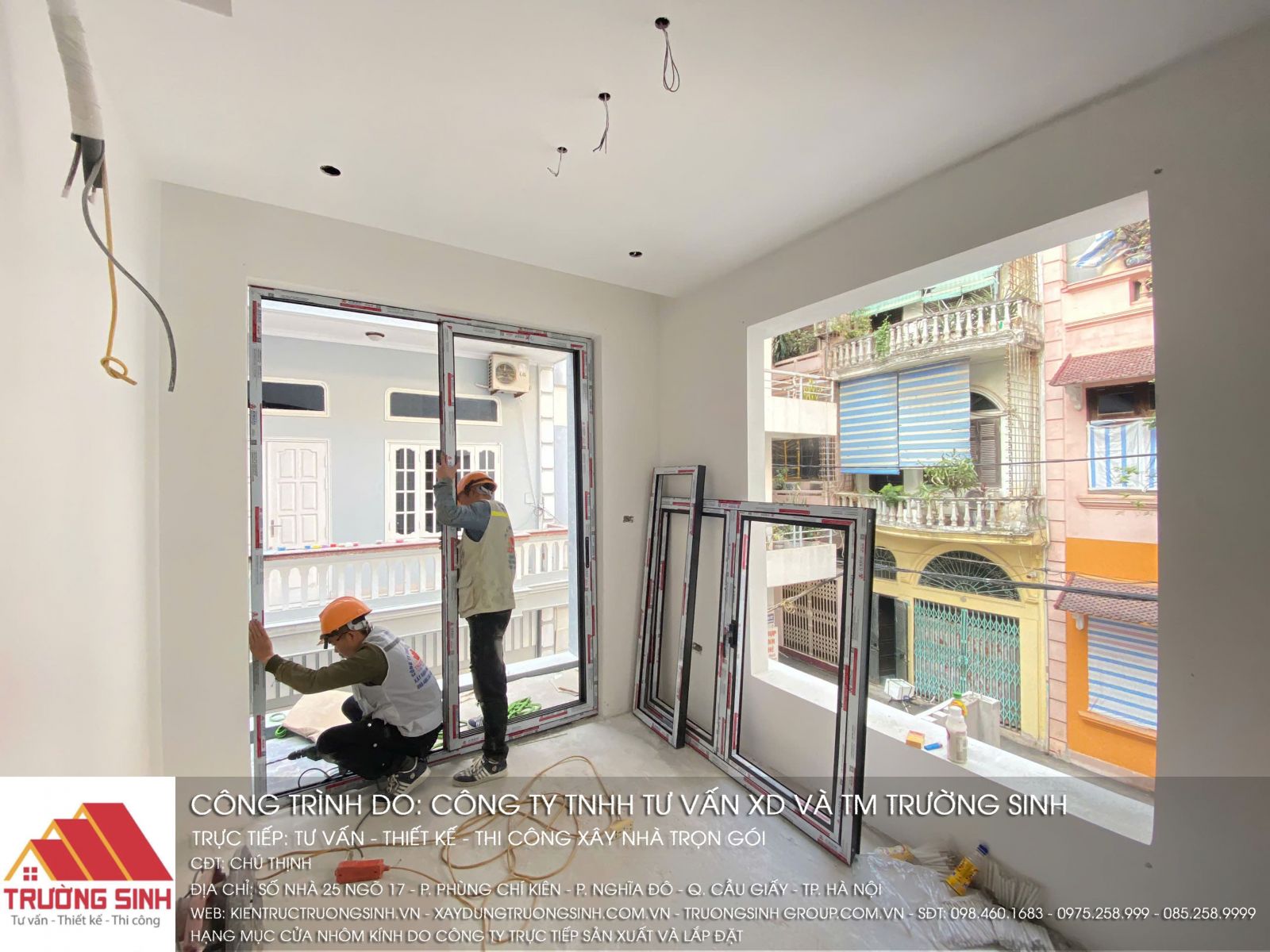 lắp đặt cửa nhôm kính