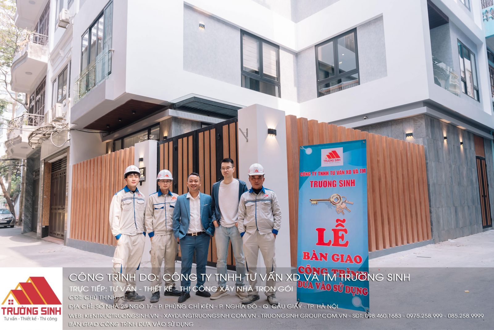 Trường Sinh - Đơn vị thiết kế thi công xây nhà trọn gói, sửa nhà trọn gói, phá dỡ đào móng nhà