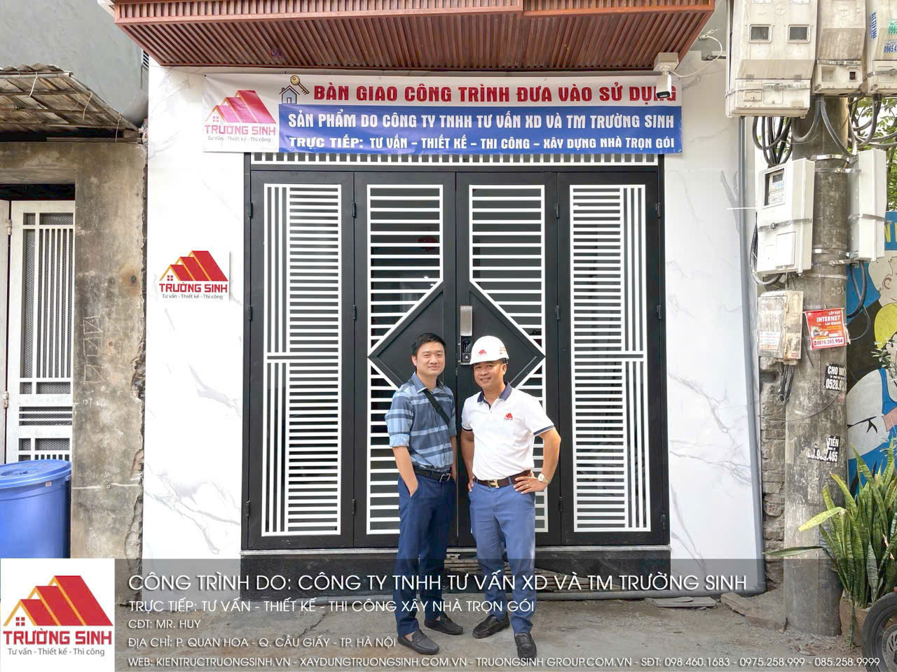 bàn giao công trình đua vào sử dụng