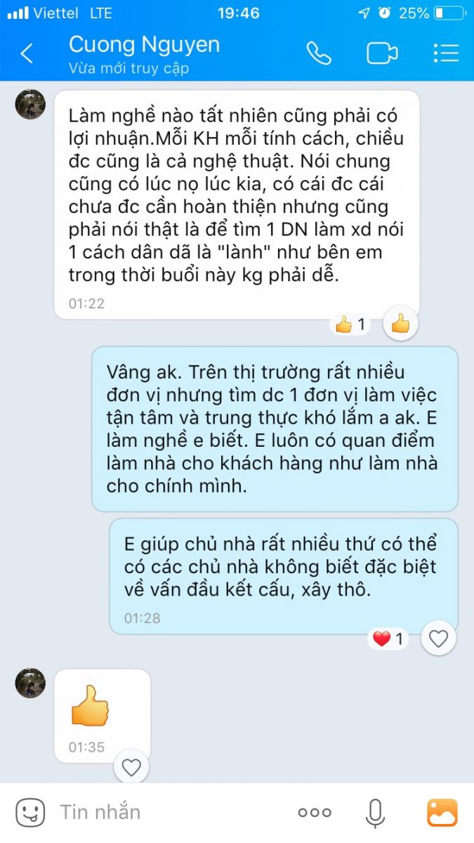 Khách hàng đánh giá về chất lượng công trình - 1.