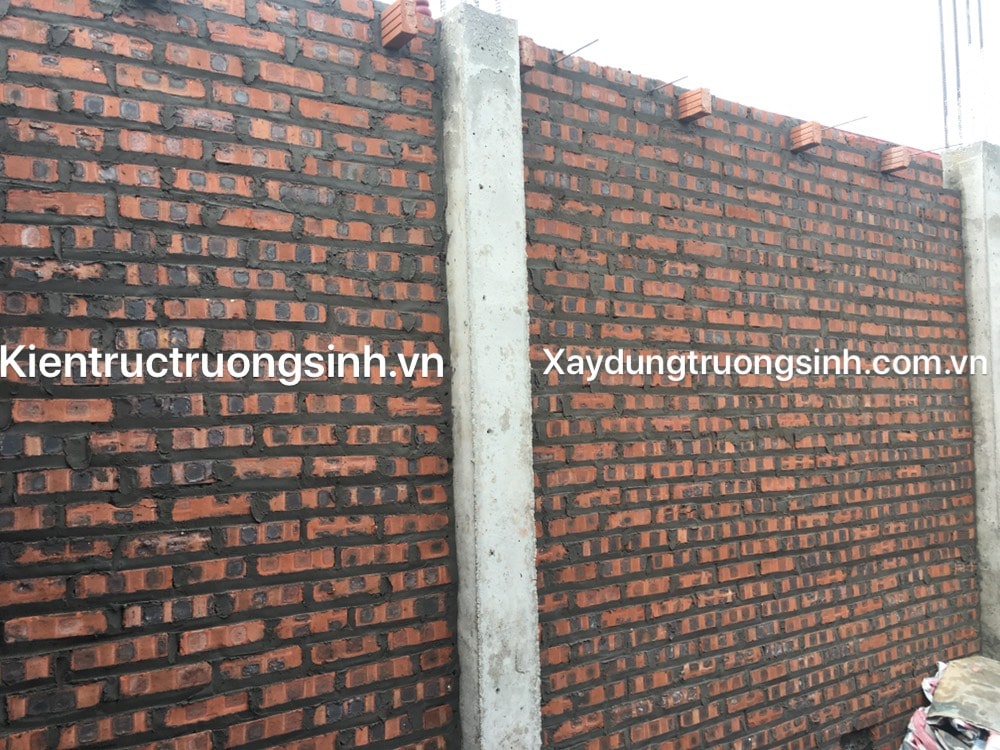 công tác xây tường