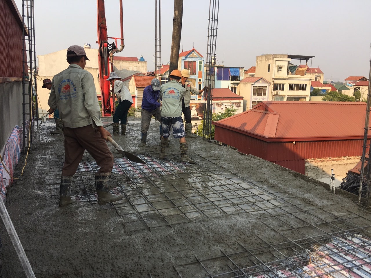 Công tác đổ bê tông