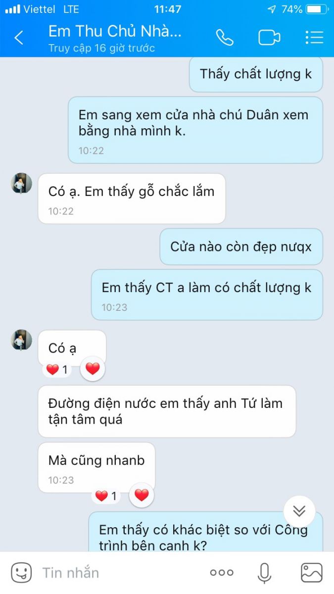Khách hàng đánh giá về chất lượng công trình - 4.