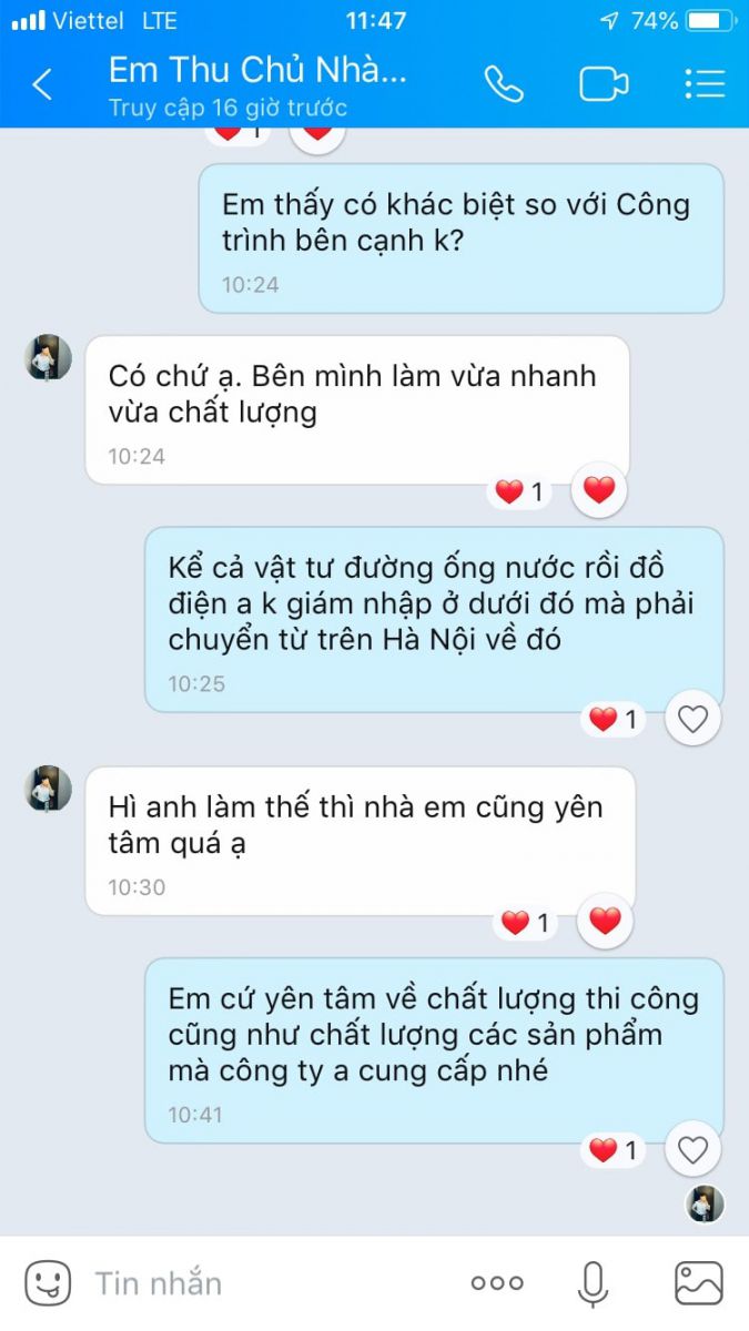 Khách hàng đánh giá về chất lượng công trình - 5