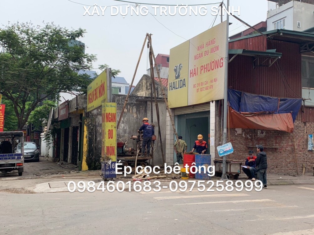 ep cọc bê tông 