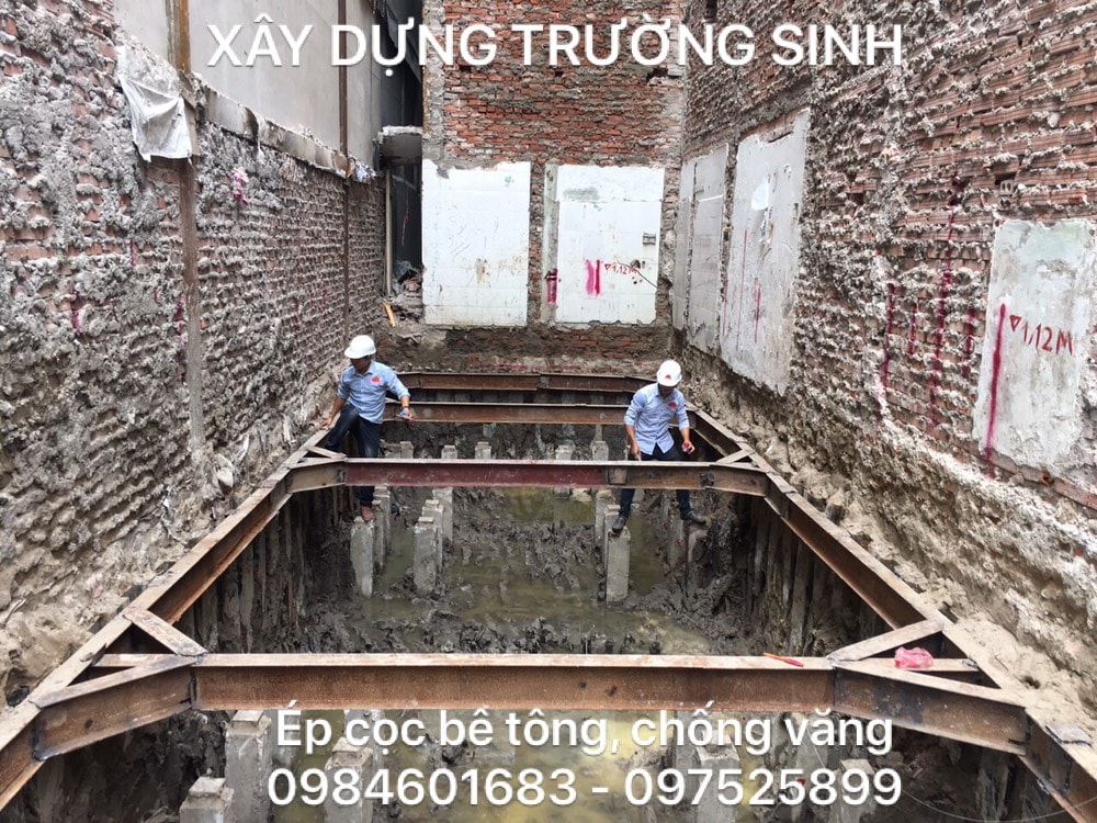 ep cọc bê tông 
