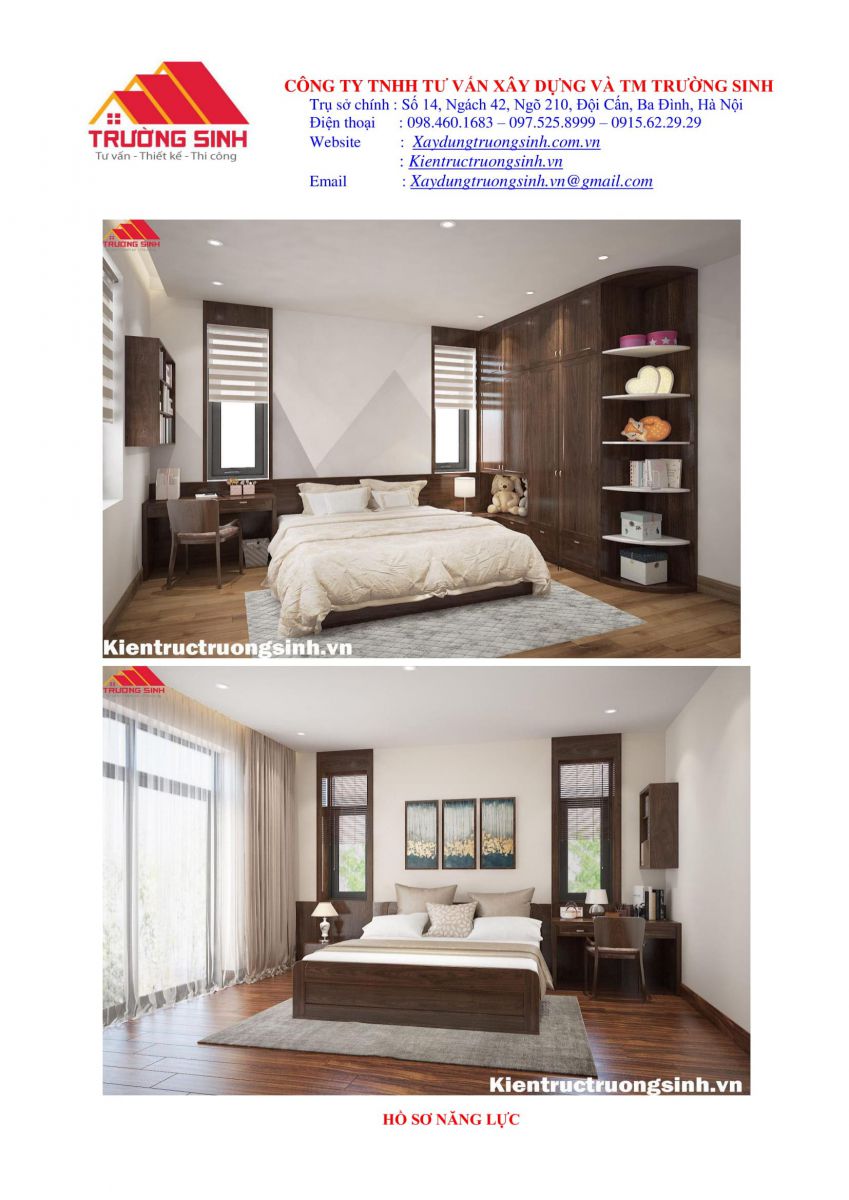Hồ sơ năng lực công ty xây nhà trọn gói [Trường Sinh]