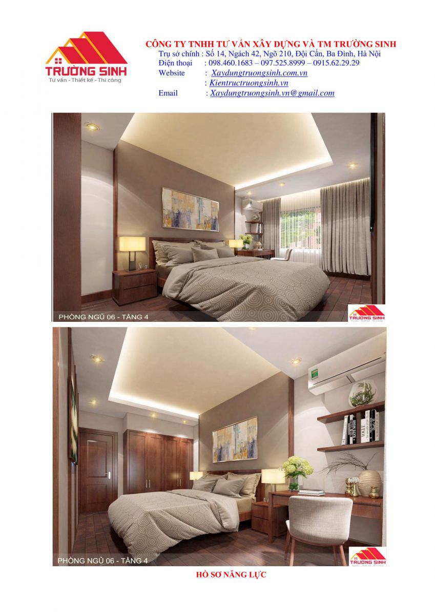 Hồ sơ năng lực công ty xây nhà trọn gói [Trường Sinh]