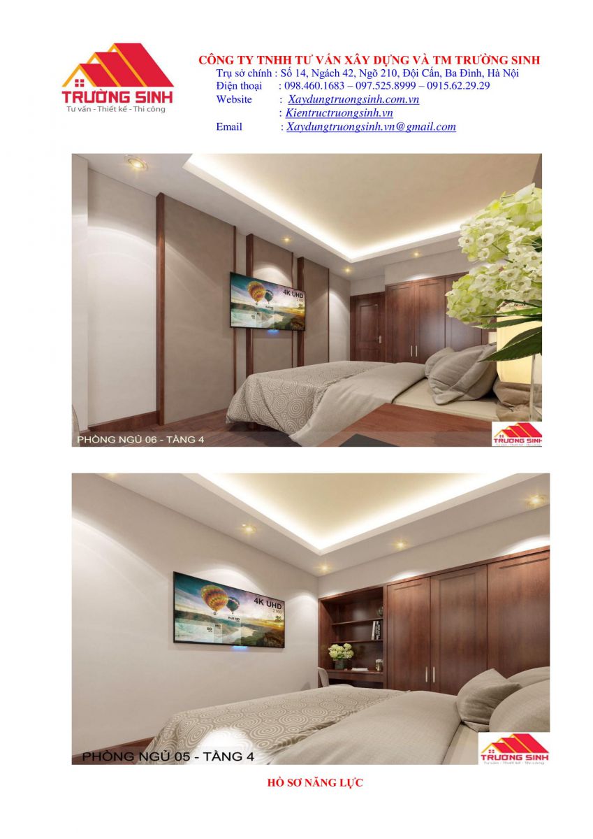 Hồ sơ năng lực công ty xây nhà trọn gói [Trường Sinh]